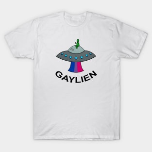 Gaylien Bisexual Pride Alien T-Shirt